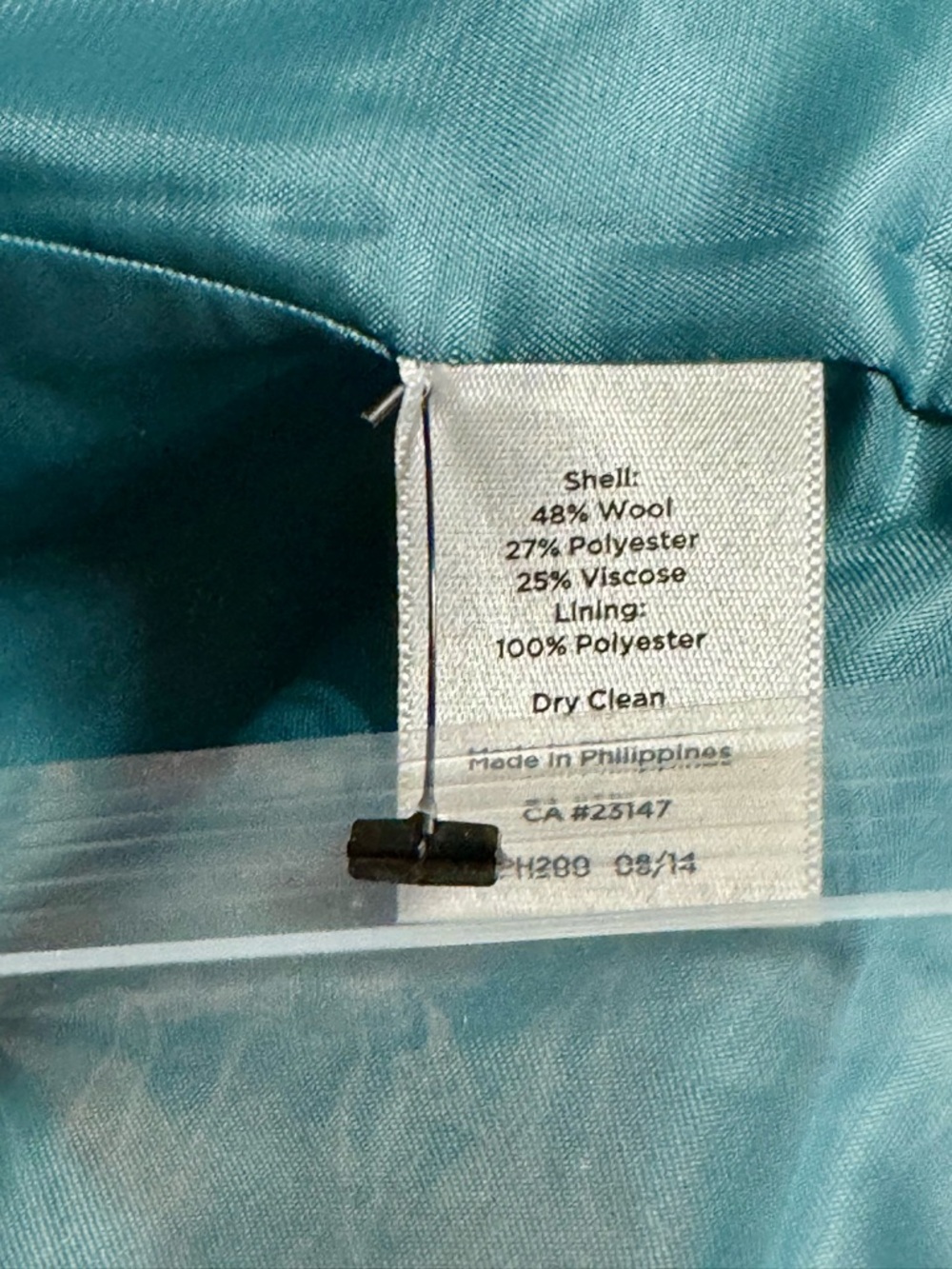 NWT Talbots Wool Blend Classic Button Front Structured Blazer Jacket - Picture 12 of 13